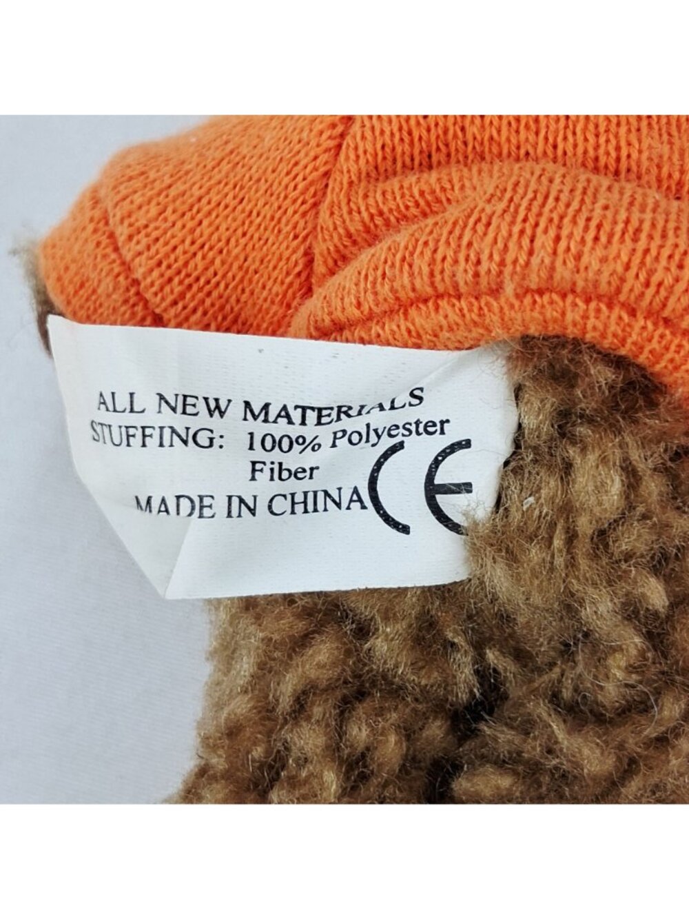 2003 Boyds Bears Plush 3.5" Mini Bear Orange Happy Halloween Shirt - Picture 5 of 7